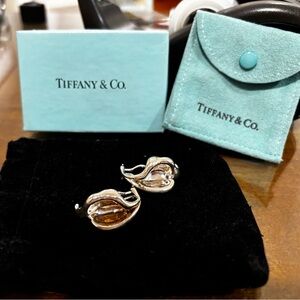 Tiffany & Co. Silver Elsa Peretti clip Earrings